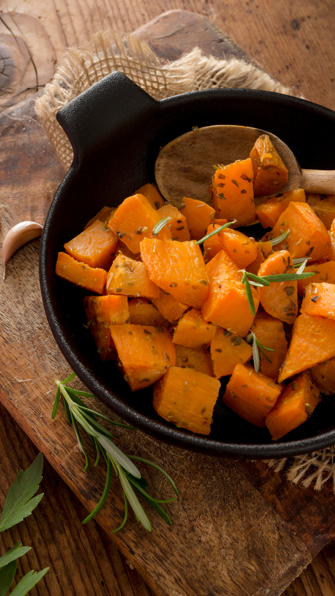 Sweet potatoes, a delicious and nutritious root vegetable rich in vitamins and fiber.