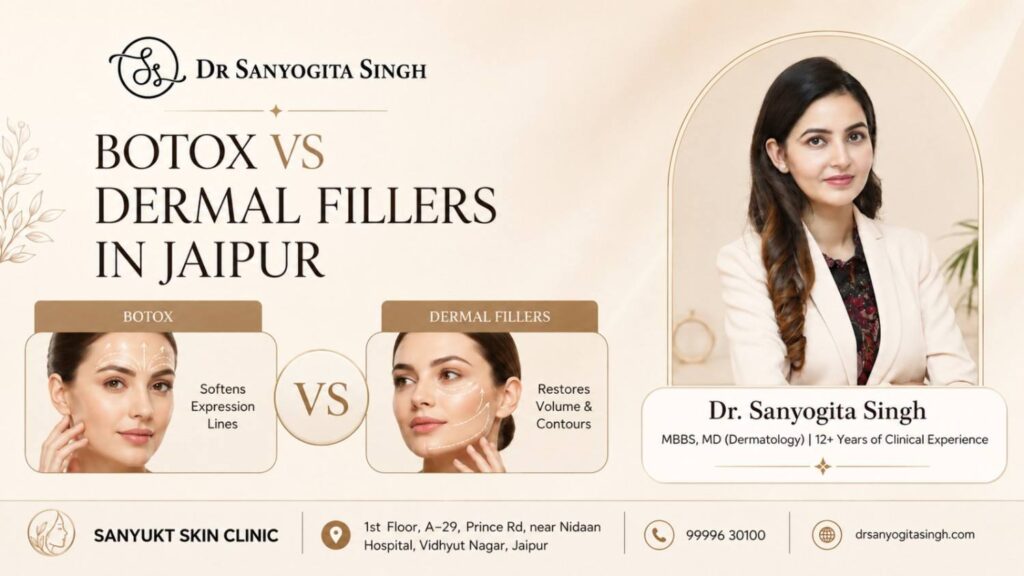 Botox vs dermal fillers in Jaipur