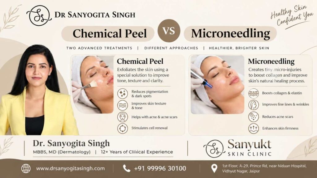 chemical peel vs microneedling